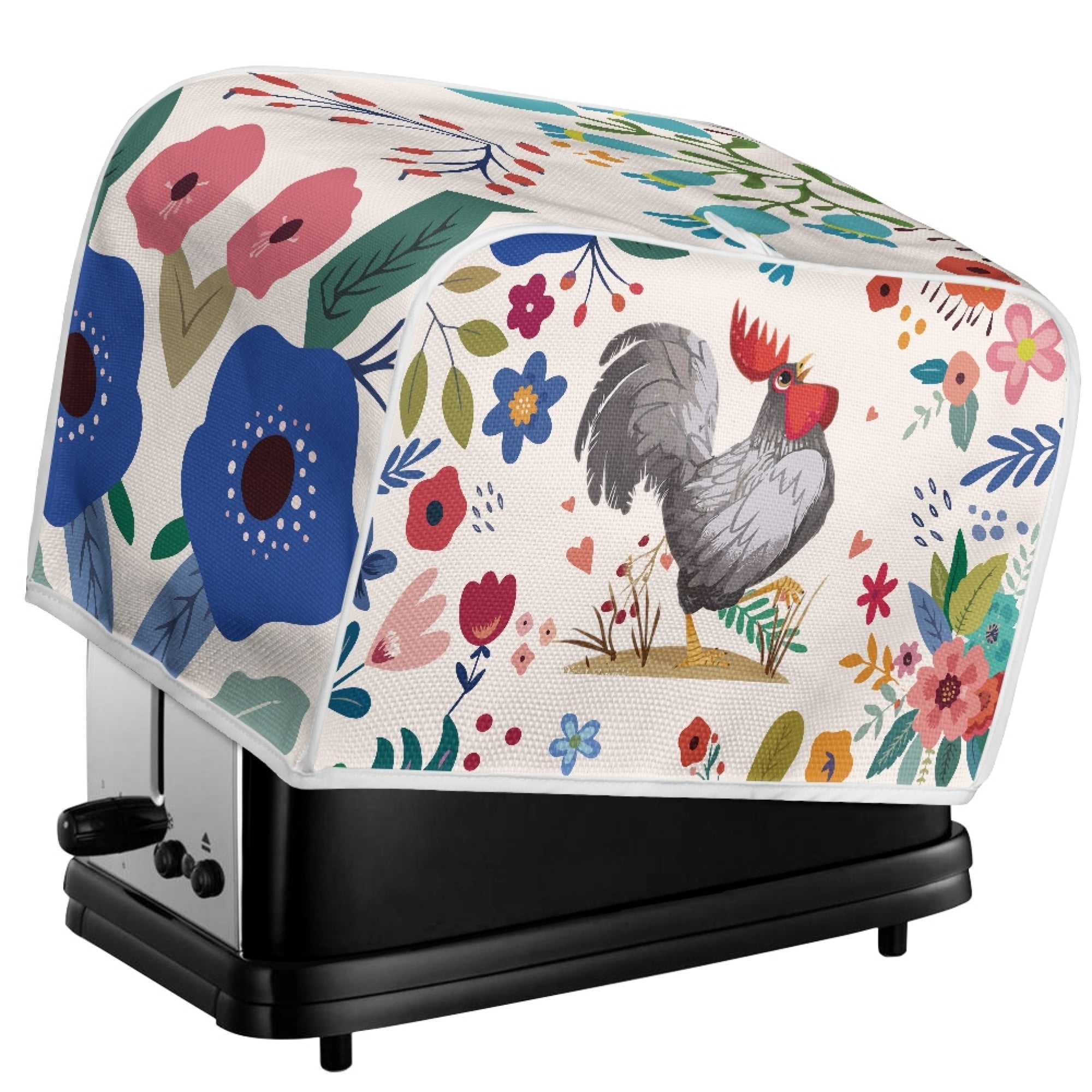 ZOCAVIA 2 Slice Toaster Cover Bread Machine Cover with Top Handle