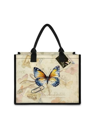 Shop VERSACE 2023 SS Butterflies Large Tote Bag (1004741-1A08621_5B02V) by  clseo