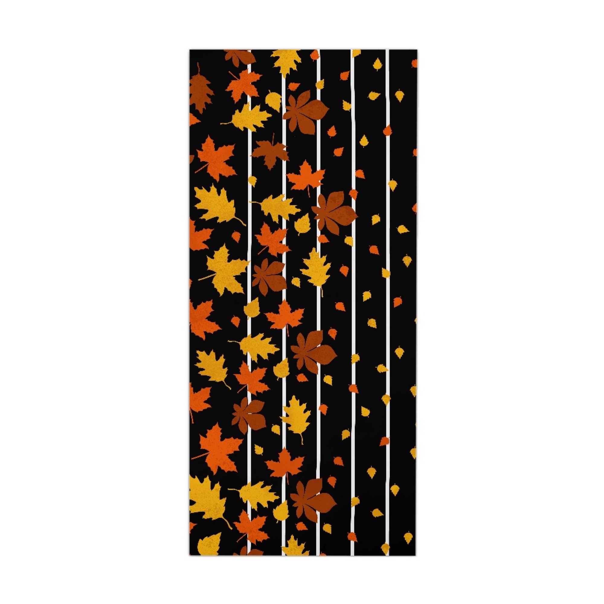 ZOCAVIA Fall Maple Leaf Door Cover Decoration Indoor and Outdoor Front Door Cover Thanksgiving
