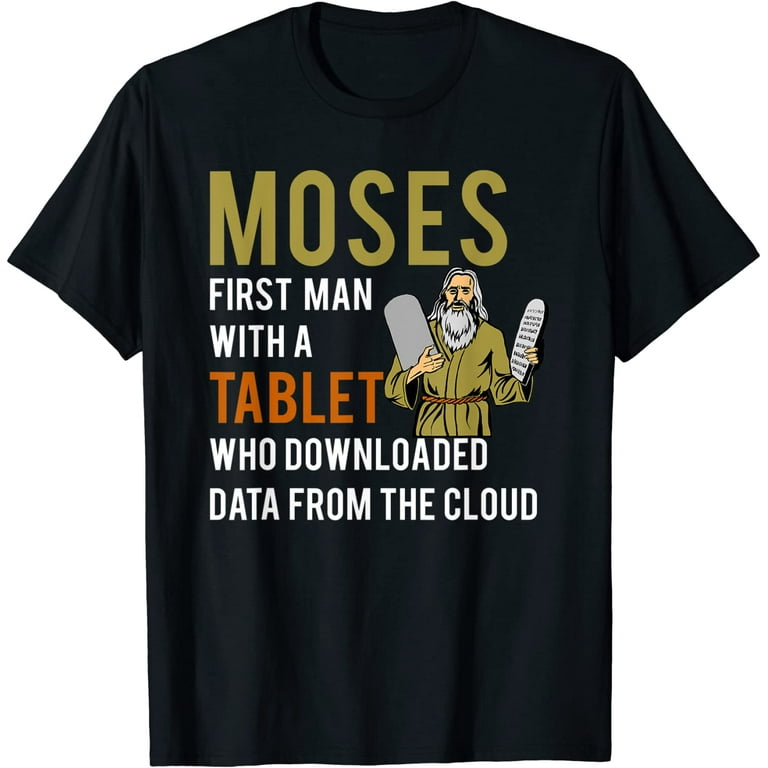 Passover Moses Tablet Data Cloud T Shirt Passover Moses Tablet Data Cloud T Shirt