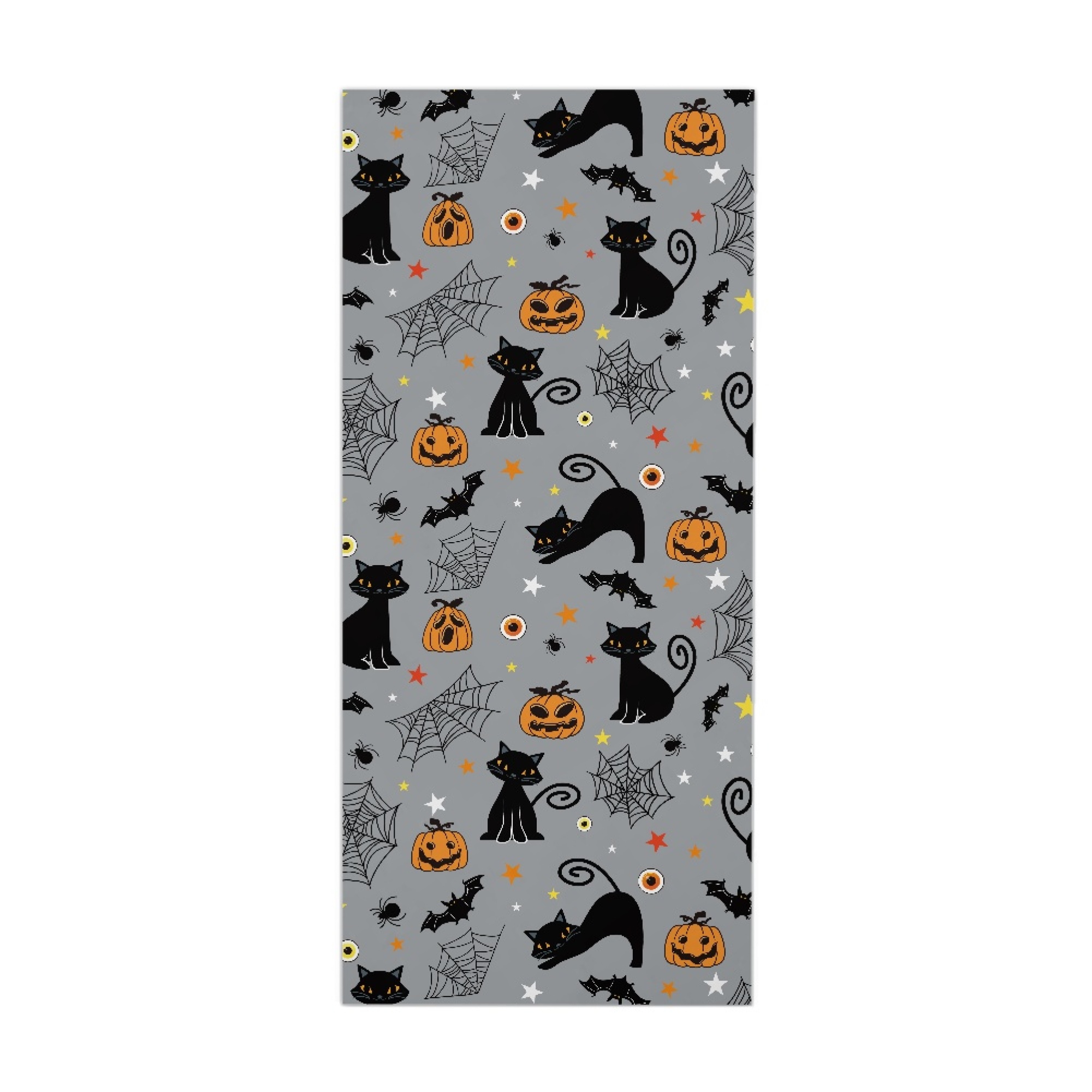 ZOCAVIA Halloween Door Cover Decor Spider  Cat Pumpkin Family Door