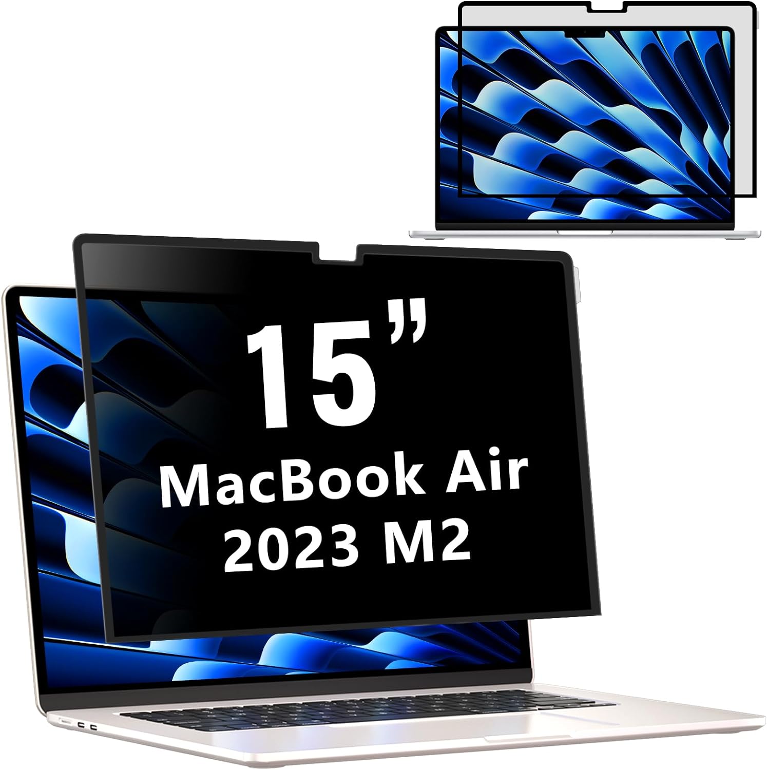 ZOEGAA MacBook Air 15 inch Privacy Screen 2023, Privacy Screen MacBook