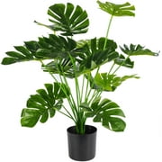 ZOELNIC 1Pack 22 Fake Plants Large Artificial Floor Faux Plants Indoor Tall for Home Office Living Room Outdoor Decor NO Pot