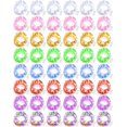 thumbnail image 1 of ZOELNIC 50Pcs 6.6ft 20LED Fairy Lights Battery Operated Tiny Lights Small String Lights for Jars Starry Waterproof String Lights for DIY Wedding Party Holiday (Mixed Color), 1 of 13