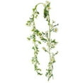 thumbnail image 1 of ZOELNIC 6.9ft Pastoral Style Artificial Daisy Vine Hanging Simulation Flower Rattan 1pcs Light White, 1 of 6