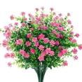 thumbnail image 1 of ZOELNIC 6pcs Artificial Flowers Outdoors, UV Resistant Plastic Flower Plants for Outdoor, for Garden Patio Porch Window Box Home Wedding Decor, 1 of 9