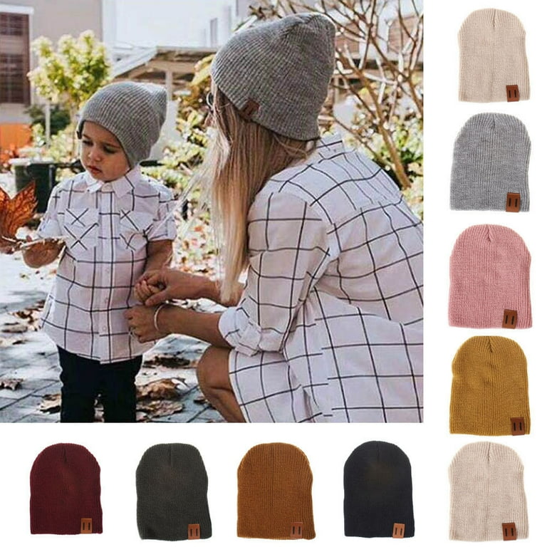 Hat Pattern Matching Beanies For Family Matching Chunky Beanie For