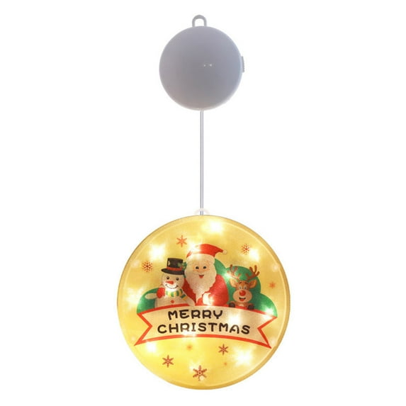 ZOELNIC Led Christmas Lantern Hanging Up String Fairy Light Strip Lamp Xmas Party Home Window Decor Christmas Gifts, Christmas carnival