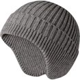 thumbnail image 1 of ZOELNIC Men Knitted Hat Women Earflap Winter Hats Mens Wool Cap Warm Skull Cap Slouchy with Ear Warmer, 1 of 3