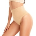 thumbnail image 1 of ZOELNIC Tummy Control Underwear for Women Firm Tummy Support Shaping Thong High Waist Shapewear Panties Seamless Body Shaper, 1 of 2