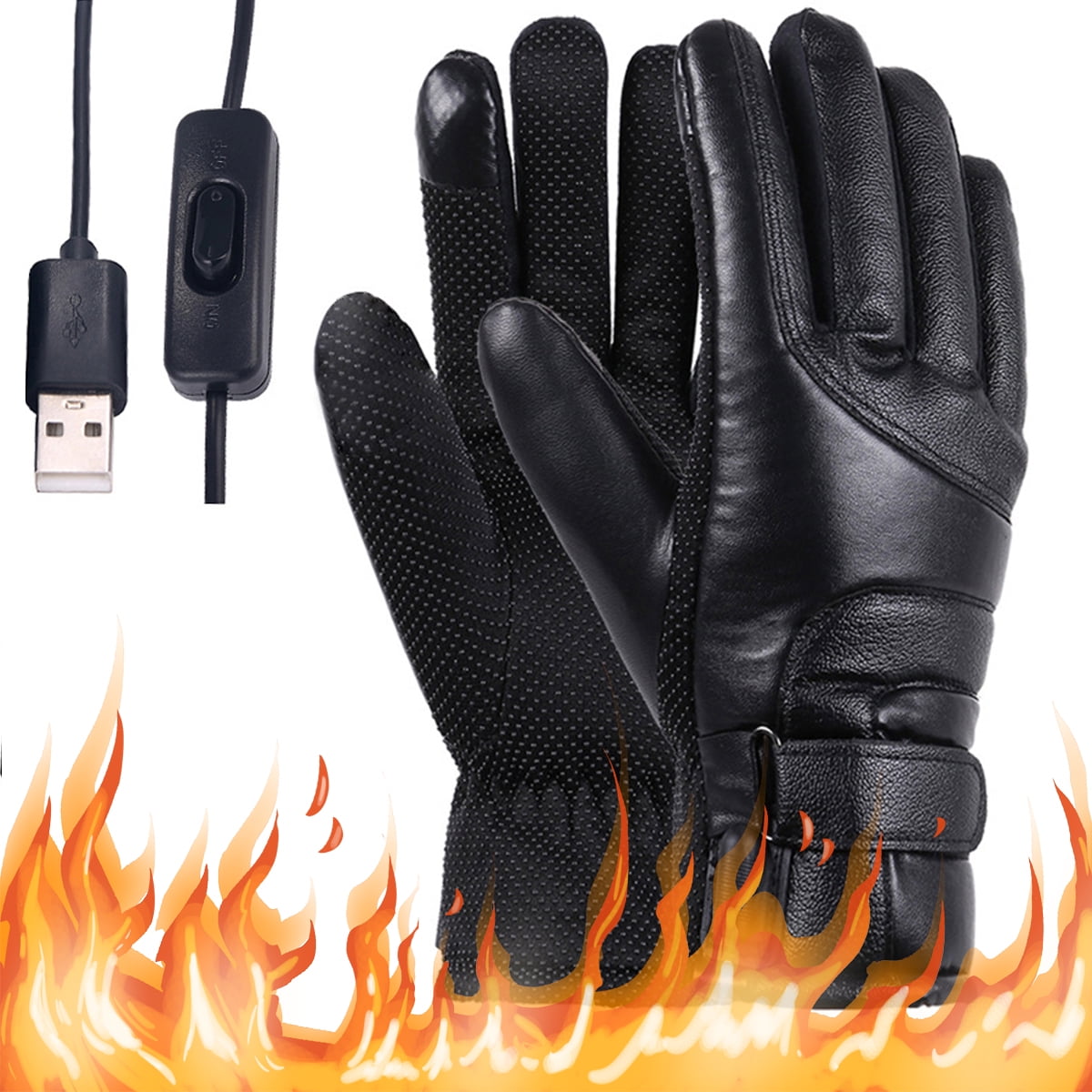  Toddmomy 5 Pairs USB Heated Gloves Heated Thermal