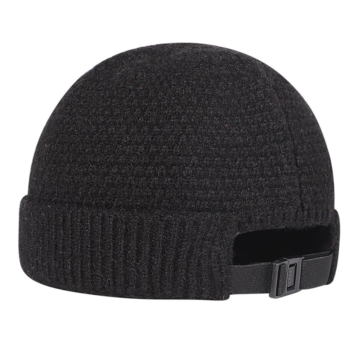 ZOELNIC Unisex Winter Knit Hat, Warm Rolled Cuff Brimless Beanie