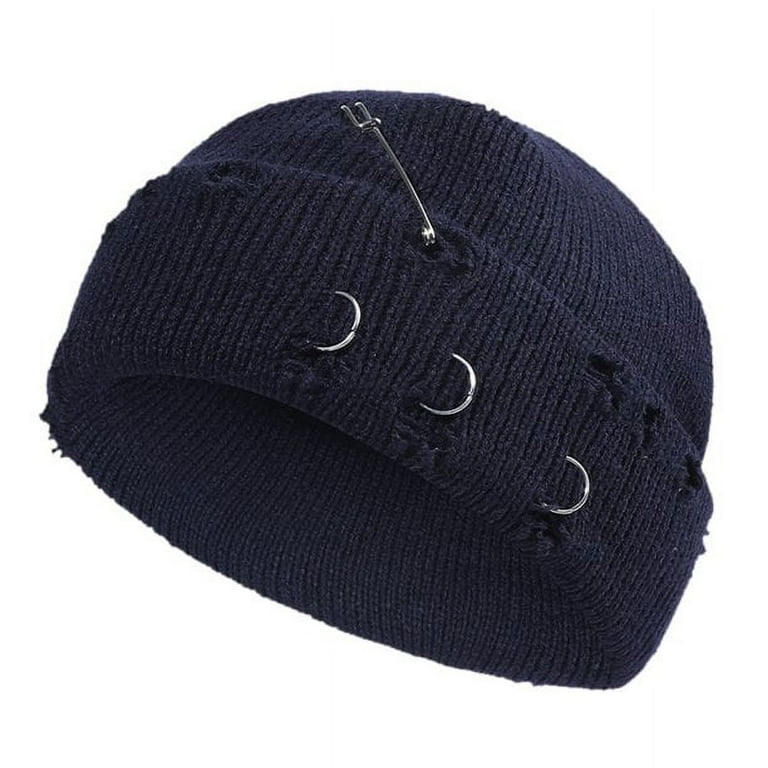 Knitted beanie Unisex Navy Knitted beanie Unisex Navy
