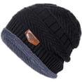 thumbnail image 1 of ZOELNIC Women Men Winter Beanie Hat Warm Slouchy Hats Unisex Knitted Beanie Hats Fleece Lined Skull Cap, 1 of 4