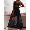 thumbnail image 1 of ZOELNIC Women's Boho Chic Lace Jumpsuit - Spaghetti Strap Deep V Neck Romper, Beach Wedding Guest Dress & Summer Party Outfit, M, 1 of 5