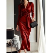 Burgundy Dress Burgundy Dress