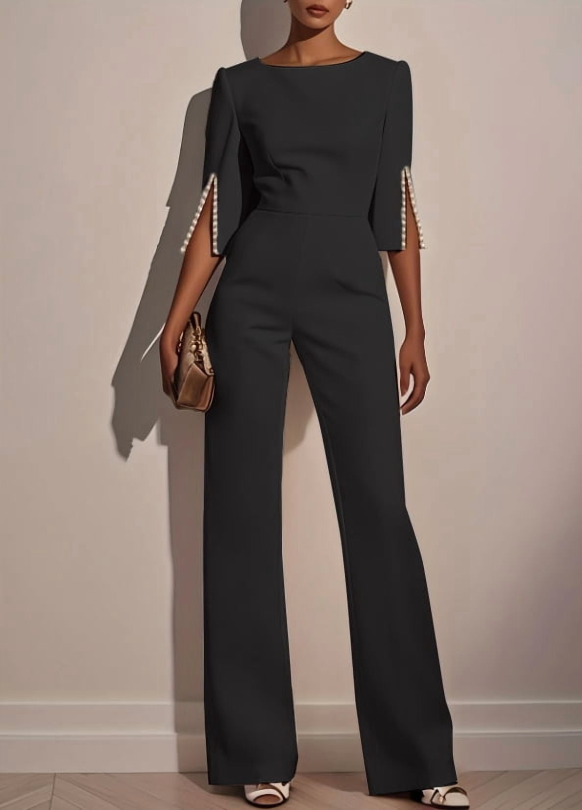 zoelnic-women-s-elegant-formal-jumpsuit-long-sleeve-pearl-accent