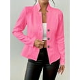 thumbnail image 1 of ZOELNIC Women's Elegant Textured Open Front Business Casual Work Office Blazer Jacket Suit, 2XL, 1 of 5