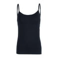 thumbnail image 1 of ZOELNIC Women's Sleeveless Adjustable Built In Bra Padded Bra Tank Tops Camisole, 1 of 5