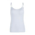 thumbnail image 1 of ZOELNIC Women's Sleeveless Adjustable Built In Bra Padded Bra Tank Tops Camisole, 1 of 6