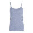 thumbnail image 1 of ZOELNIC Women's Sleeveless Adjustable Built In Bra Padded Bra Tank Tops Camisole, 1 of 6