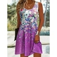 thumbnail image 1 of ZOELNIC Womens Summer Dress 2025 Casual Sleeveless Boho Floral Beach Sundresses Vacation A-Line Dresses, 2XL, 1 of 4