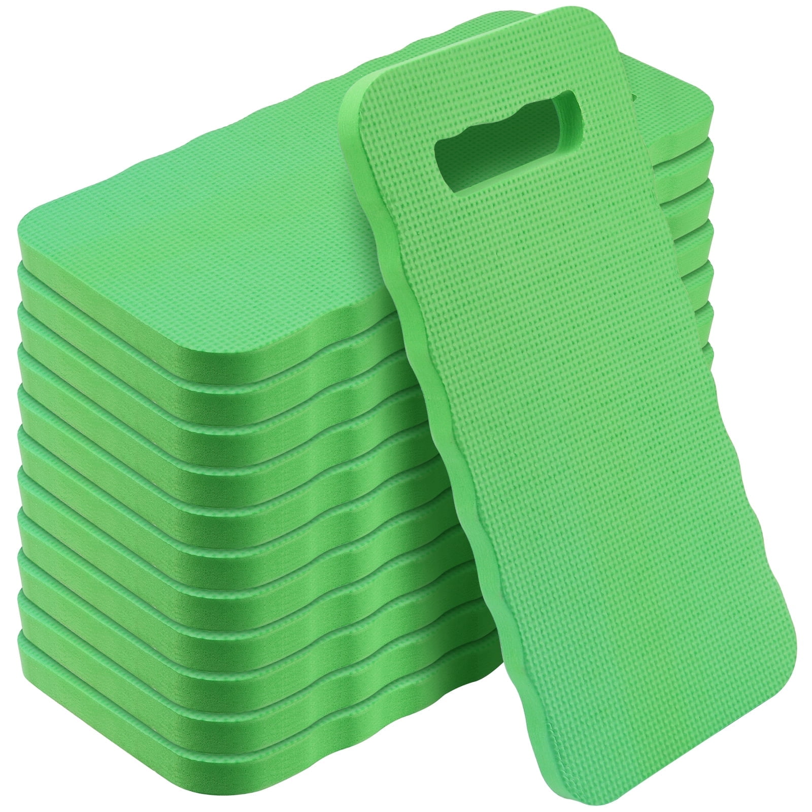 ZOENHOU 12 Pack 16 x 8 Inches Green Garden Kneeling Pad, Waterproof Foam Kneeling Pads Cushion for Gardening, Exercise