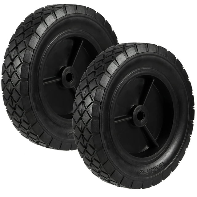 ZOENHOU Heavy Duty 8inch Replacement Wheels, 2pk, for Hand Truck, Cart