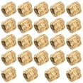 thumbnail image 1 of ZOENHOU 24 PCS 2 Inch Round Water Hyacinth Napkin Rings, Straw Napkin Rings, Woven Rattan Napkin Rings for Dinner Table Decoration, 1 of 6