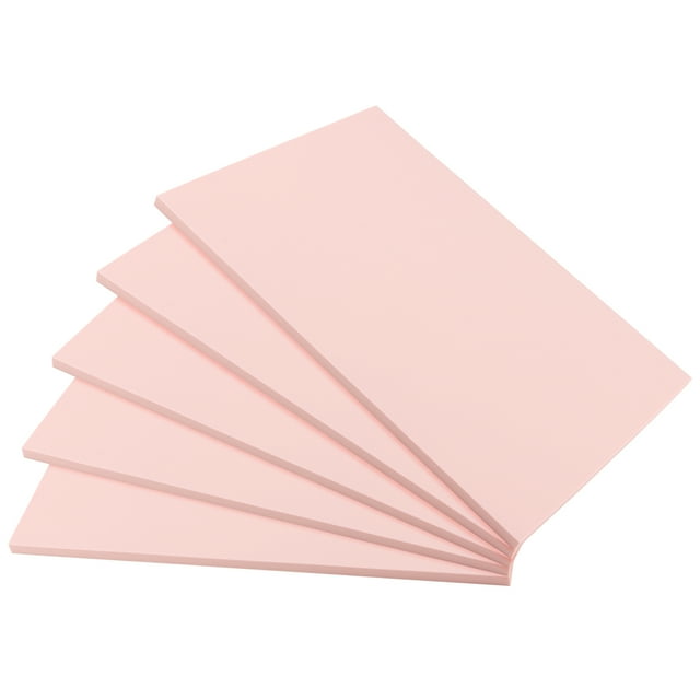 ZOENHOU 5pcs A4 Pink Rubber Carving Blocks, 8.3 x 11.7 Inch, Soft Rubber Stamping Block, Large Rubber Stamping Block for Printmaking, Engraving Crafts