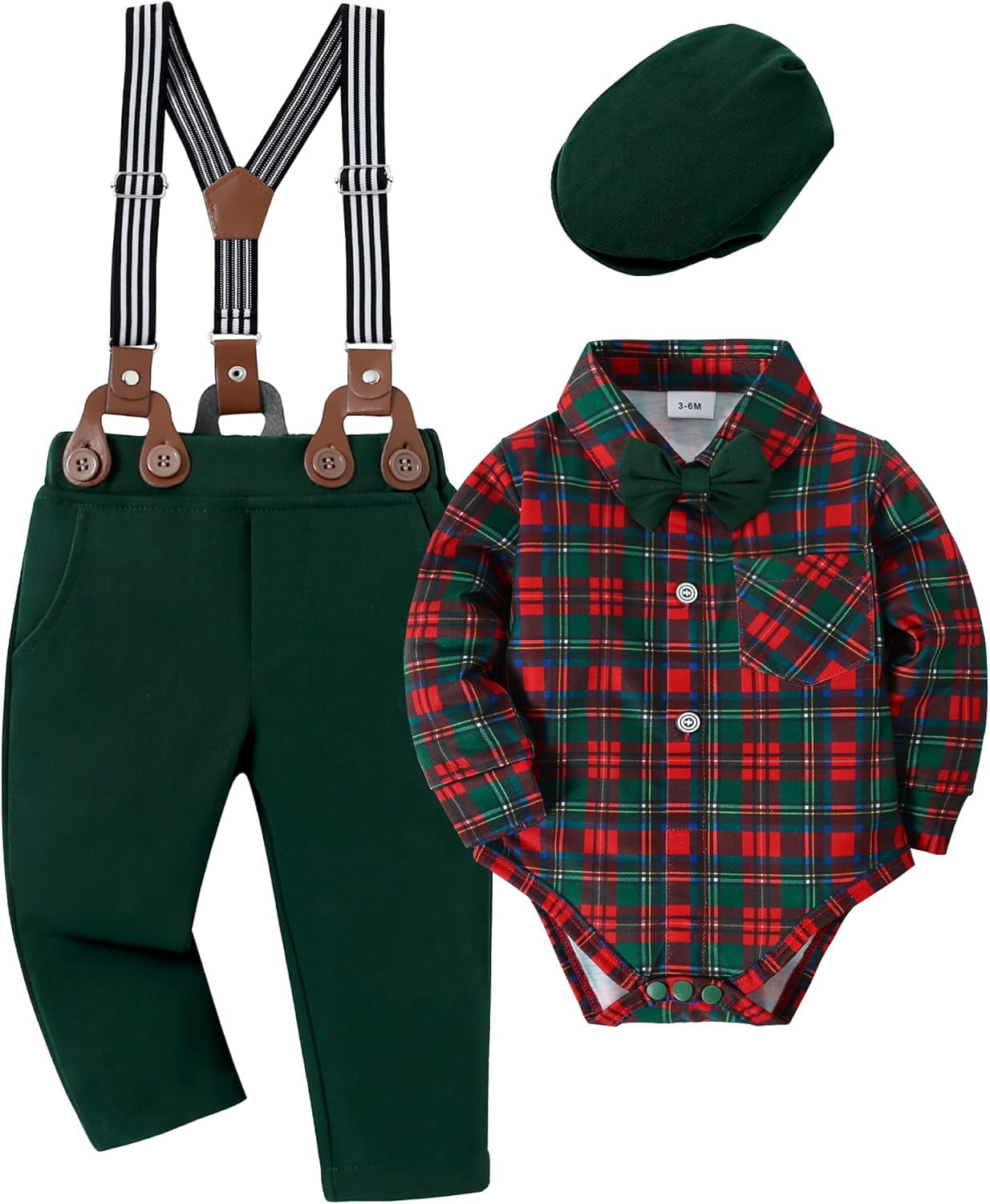 Berkeley - Baby Boy Gentleman Romper Suit SetThis outfit is designed f