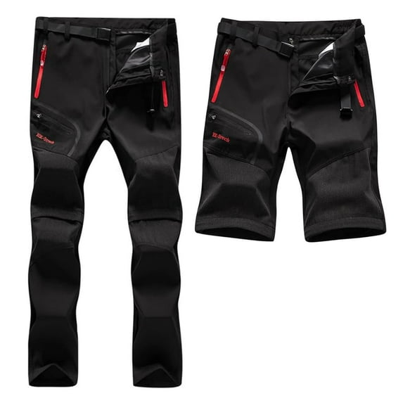 ZOEREA Men's Convertible Hiking Pants Zip Off Lightweight Quick Dry Outdoor Waterproof Tactical Cargo Work Pants Camping