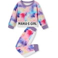 thumbnail image 1 of ZOEREA Toddler Baby Girls Clothes Outfits Long Sleeve Pullover Sweatshirt Tops + Pants Set Fall Winter Sweatsuits 1-6T, 1 of 6