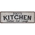 thumbnail image 1 of ZOEY's Kitchen Gift Rustic Chic Decor Gift 6x18 Sign 206180051058, 1 of 1