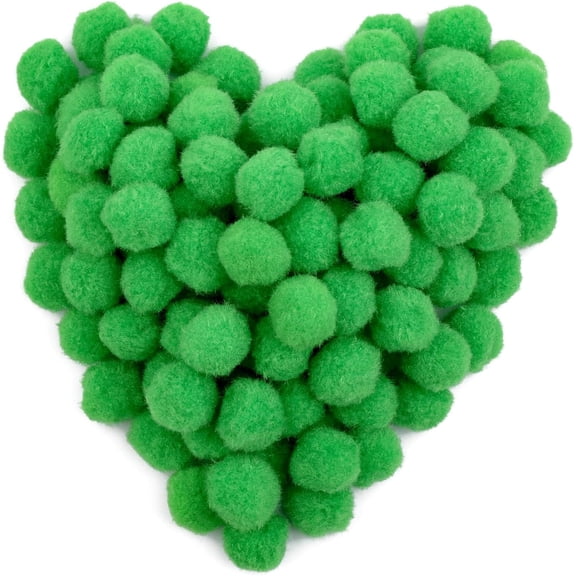 ZOEZOE 150 Pieces Pom Poms, 1 Inch Blue Craft Pom Poms, Fuzzy Pompom Puff Balls, Small Pom Pom Balls for DIY Arts and Crafts Projects, Home Decorations