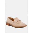 thumbnail image 1 of ZOFIA Nude Suede Penny Loafers, 1 of 6