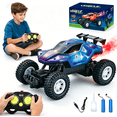 thumbnail image 1 of ZOGYMOZ Monster Truck Rc Cars, 2.4 GHz All-Terrain Remote Control Car, 20KM/H Off-Road Vehicle with 2 Battery, 1 of 9