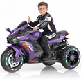 thumbnail image 1 of ZOGYMOZ 12V Kids Motorcycle, Electric Dirt Bike, Powered Ride ons Toys with LED Lights, Bluetooth Music, 1 of 10