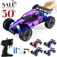 thumbnail image 1 of ZOGYMOZ Remote Control Cars with Spray, 1:16 High Speed RC Cars Toys for Kids, 2.4 Ghz Off Road Monster RC Truck for Boys Ages 5+, Purple, 1 of 10