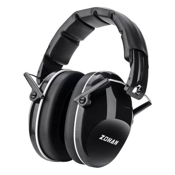 ZOHAN 032 Kids Noise Canceling Headphones - 25dB NRR Kids Ear Protection Earmuffs for School, Monster Jam, Fireworks, Travel, Air Show, Concert, Autism - Black