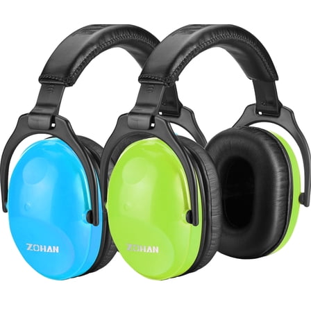 ZOHAN Kids Ear Protection 2 Pack, NRR 25dB Kids Noise Canceling Earmuffs for Monster Truck Fireworks