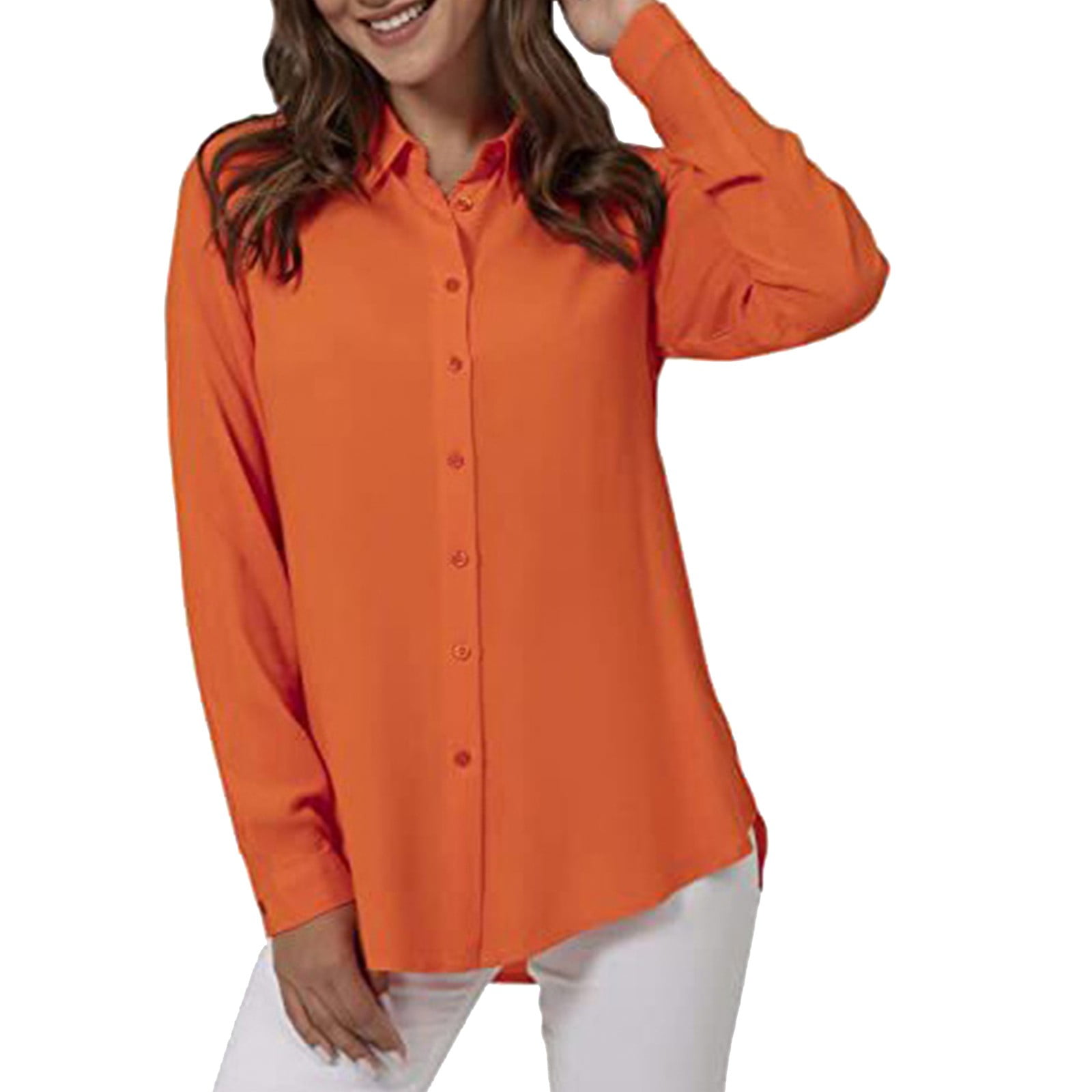 Women's Yellow Solid Shirt Style Top