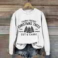 ZOHIUM Farm Fresh Carry Christmas Trees Women's Lettered Christmas Tree