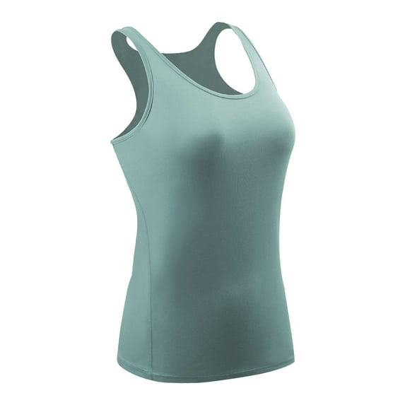 ZOHIUM Summer Clothes for Women Womens Compression Base Layer Tank Top Athletic Shirt T Shirt Women's Shirts Casual Women's Tops Summer (Green,XXXXL)