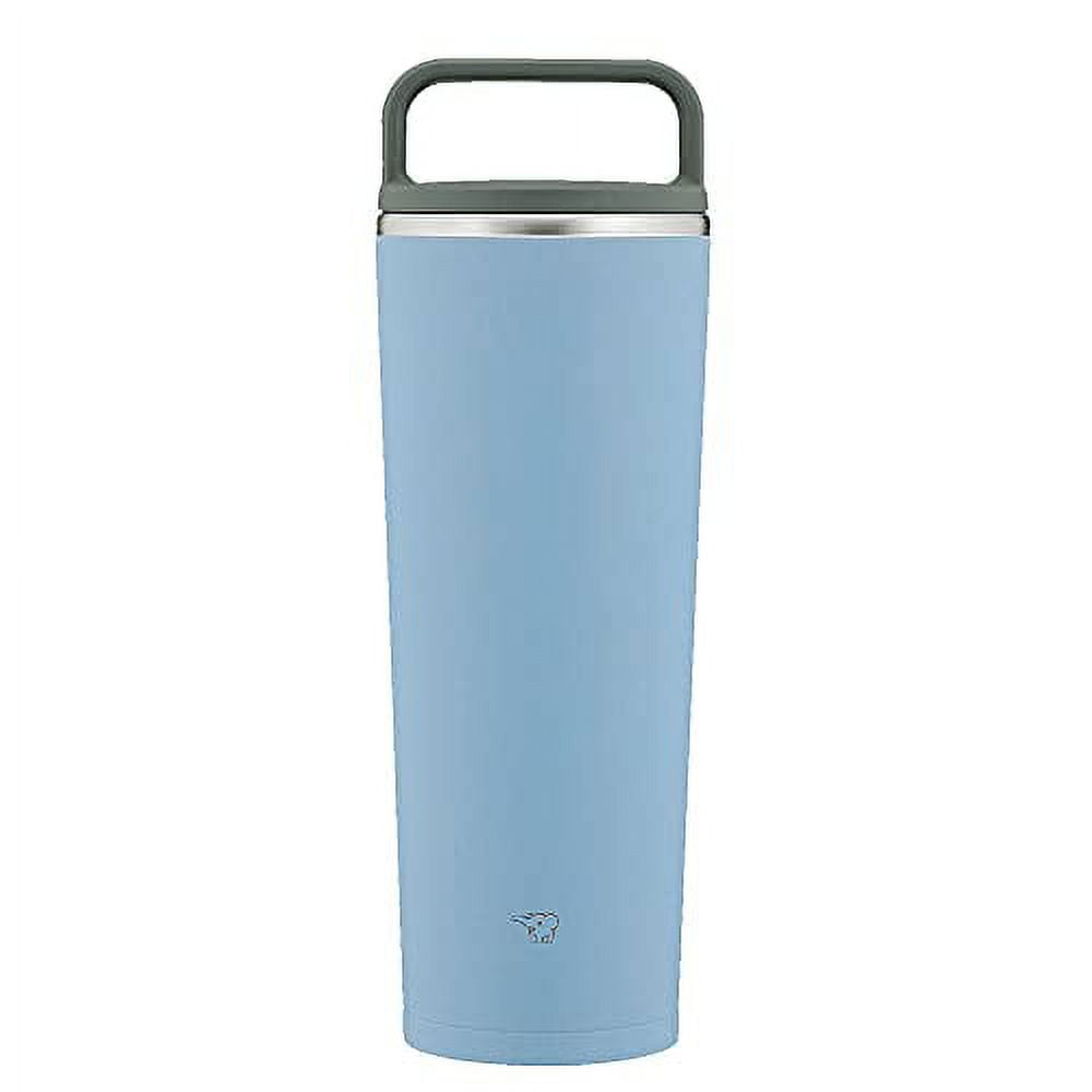 ZOJIRUSHI Water Bottle Tumbler Carry Tumbler SEAMLESS HANDLE TYPE 0.4L FOG  BLUE SX-JA40-AM 