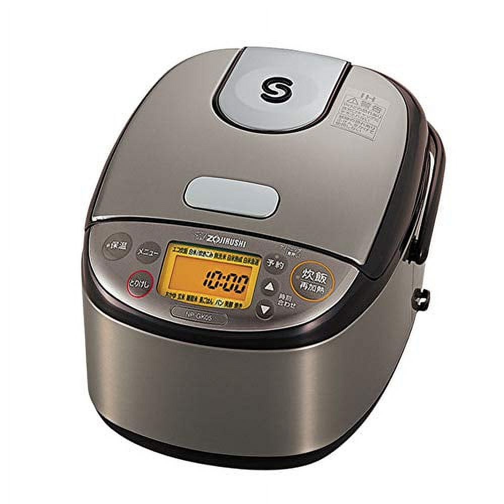 ZOJIRUSHI Zojirushi IH Rice Cooker [3Goup] GokumeTaki Stainless Brown NPGK05(XT)