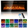 ZOKOP 40" Smart WiFi Electric Fireplace Insert, 1500W Wall Recessed