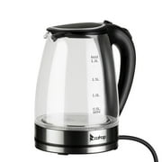 ZOKOP Electric Kettle, 1.8L Glass Kettle, 110V 1500W Fast Boiling, Electric Hot Water Kettle with Auto Shut-Off