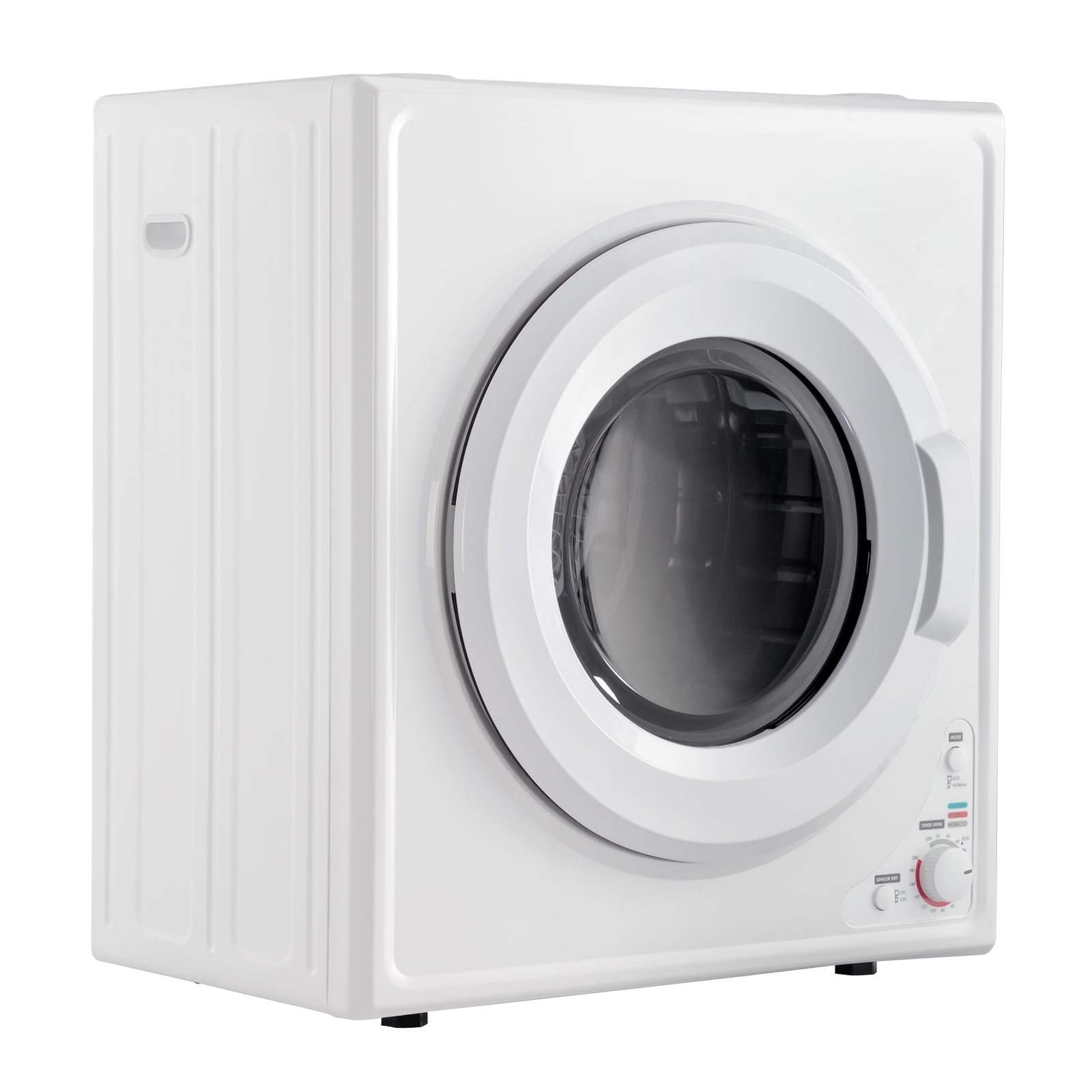 ZOKOP GYJ40-168I1 Compact portable Household clothes Dryer 4KG 2.6CUFT with Stainless Steel Drum White 120V 1400W MECHANICAL Control