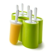 ZOKU Classic Pop Molds, 6 Popsicle Molds with Reusable Sticks and Drip-guards, BPA-free